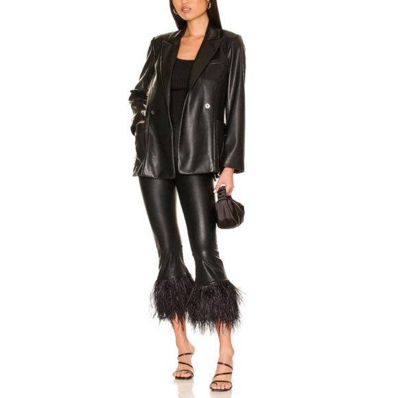 Commando Faux Leather Feather Leggings - Picture 7 of 7